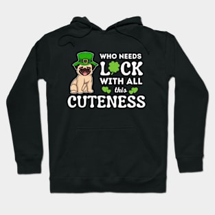 St, Paddys Pun, I love my Puggle Hoodie